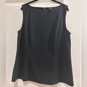 Ann Taylor Classic Black Sleeveless Blouse